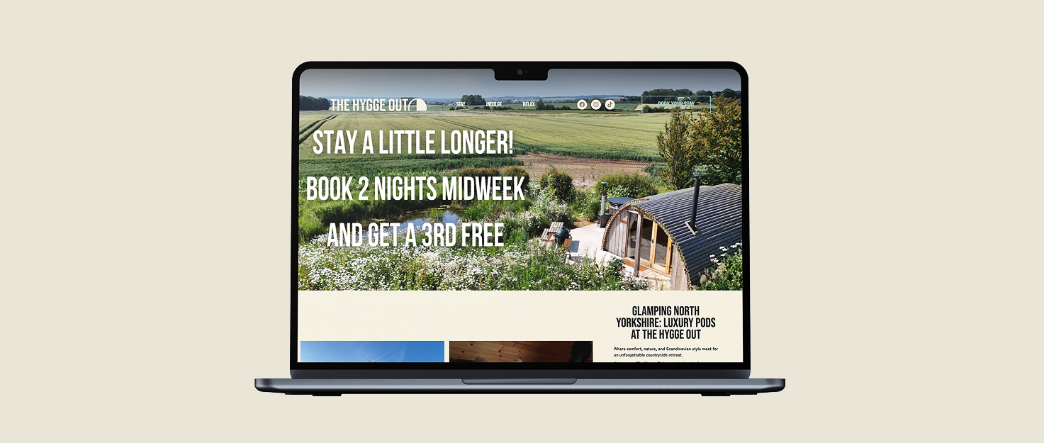 Website mockup